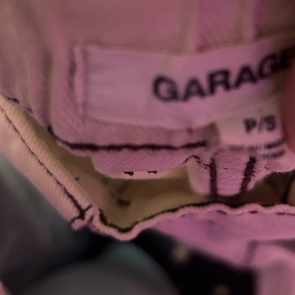 Light tan wide leg baggy cargo pants - Picture 3 of 6